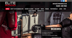 Desktop Screenshot of eliteboxing.co.uk
